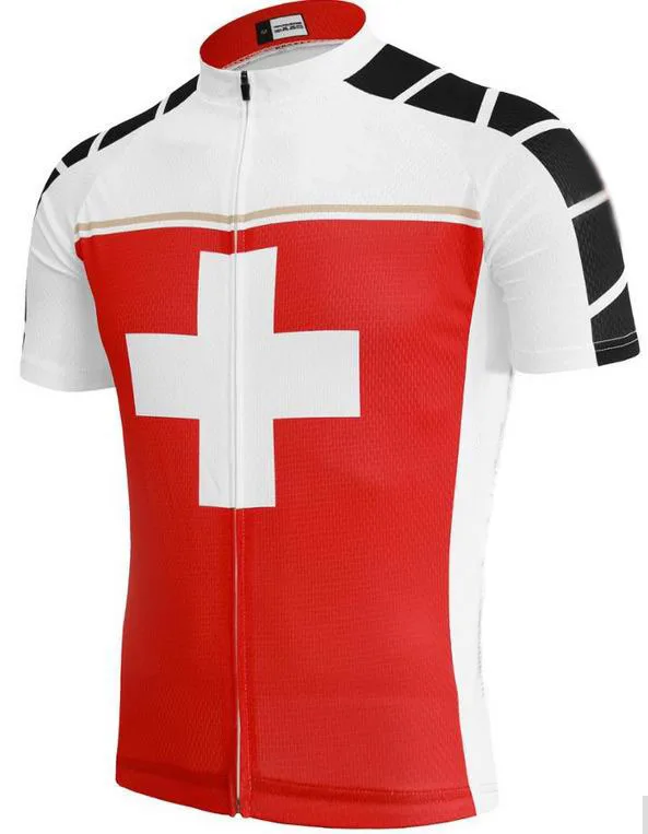 only jersey Популярная распродажа, новинка, Швейцарский дизайн, спортивный Джерси Майо для велоспорта, ciclismo, велосипедная одежда, спортивная одежда гонщика, cullot, задний карман - Цвет: only jersey
