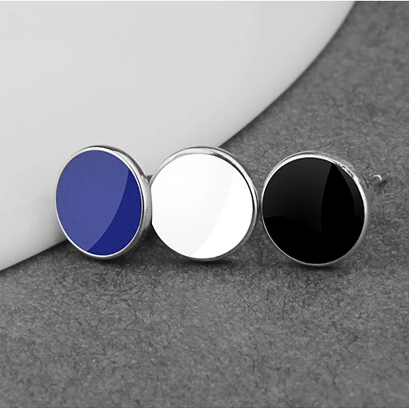 Женские и мужские серьги из серебра 925 пробы 3 цвета|earrings for|earrings for womenearrings free shipping |