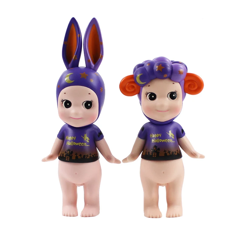 2pcs/lot Sonny Angel Figure Toys Halloween Series Doll Cupid Decoration | Игрушки и хобби