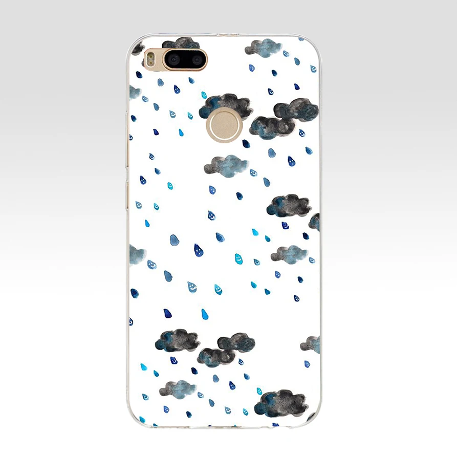 8AQ Polka Rain Silicone Soft Tpu Cover phone Case for xiaomi redmi 4a 6a 4x note 5a pro mi a1 | Мобильные телефоны и