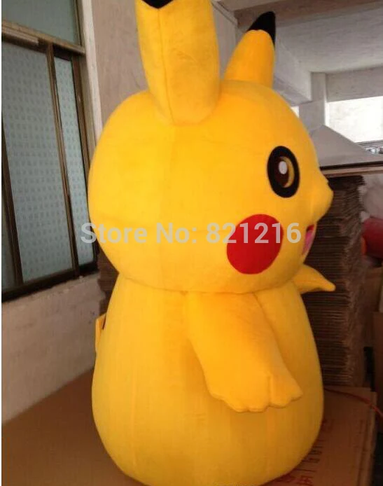 Костюмы для косплея высшего класса роскошный талисман PIKACHU костюм персонажа мультфильма костюмы талисмана маскарадный костюм вечерние платья