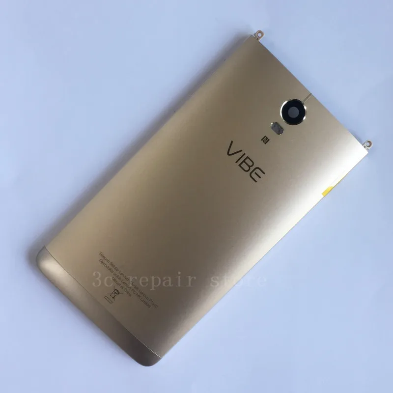 Оригинальная новая задняя крышка для lenovo Vibe P1 P1A42 Топ Капа Корпус Ремонт Часть Для P1C72 P1C58 крышка батареи чехол - Цвет: gold only back cover