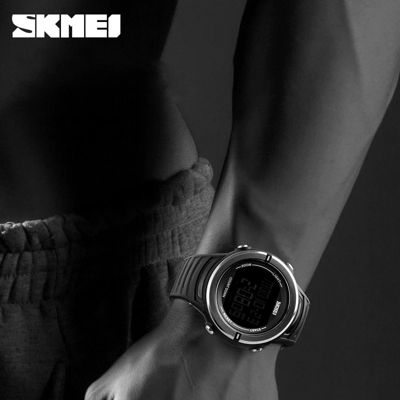 Спортивные цифровые часы SKMEI водонепроницаемые армейские многофункциональные