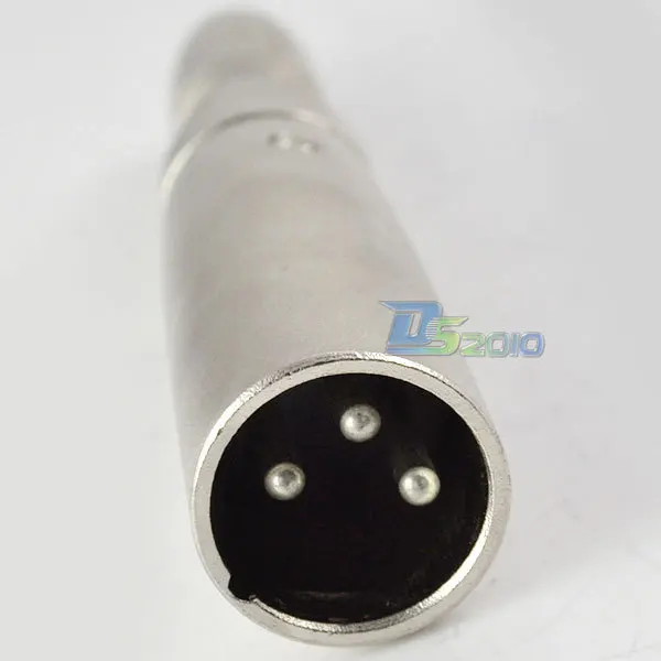 Высокое Качество 6 35 мм 3 1/4 &quotДжек к XLR Мужской адаптер Mic/Amp металлический Разъем