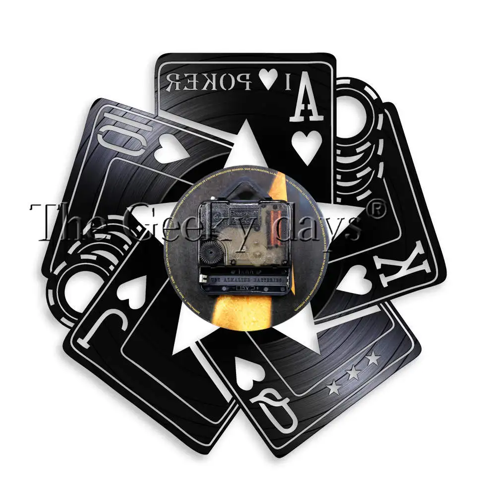 I Love Poker королевские заподлицо игровая комната декоративные настенные часы