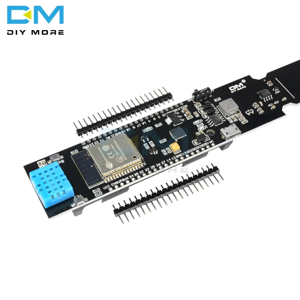 Датчик температуры и влажности почвы ESP32 DHT11 CP2104 Wifi Bluetooth модуль обнаружения 18650