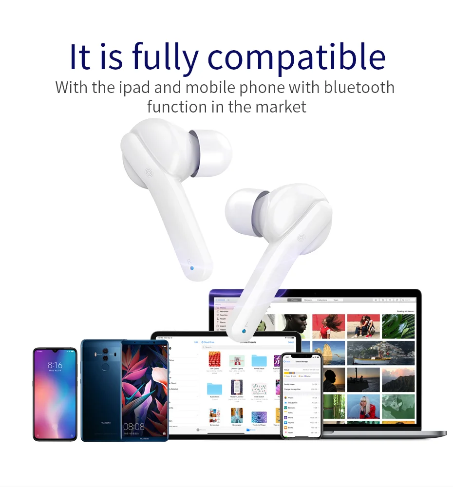 Mifa спортивные наушники, беспроводные наушники, Bluetooth 5,0, наушники, гарнитура, глубокий бас, стерео звук с микрофоном X3, белый