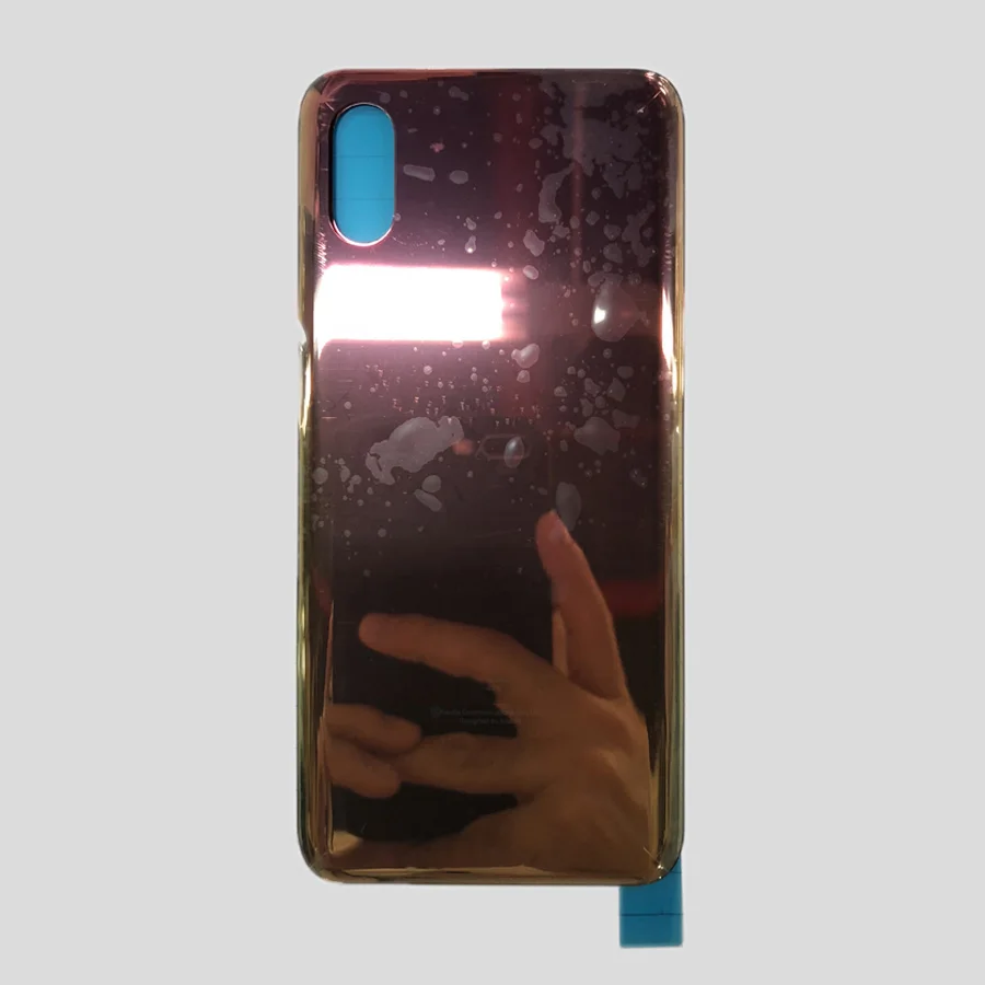 Оригинальная задняя крышка для Xiao mi 8 pro задняя крышка корпуса mi 8 mi 8 pro 3D стеклянная крышка батареи запасные части с наклейкой