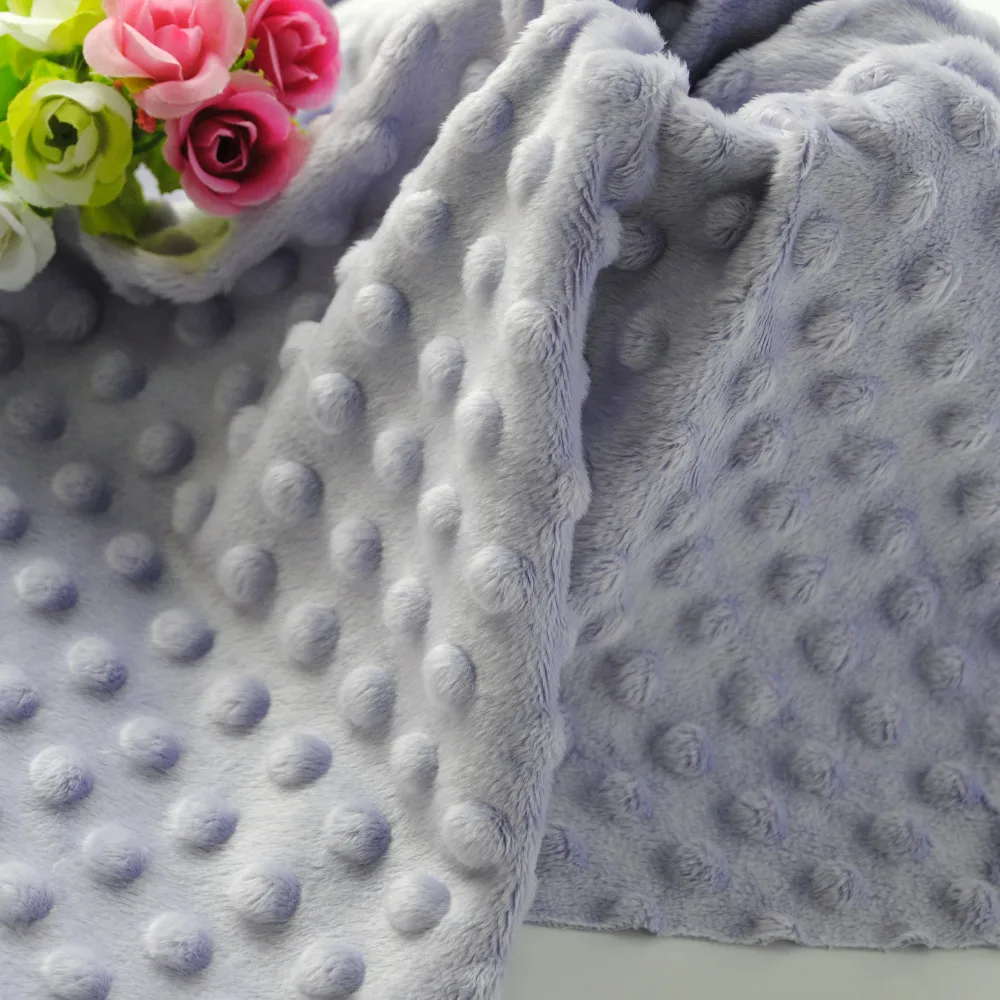 D29 Green Free Shipping Sold by 5 Yards Minky Dot Fabric Total 31 colors can mixed For DIY Blanket Baby Diaper pillow | Дом и сад