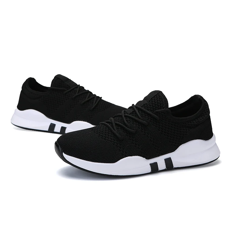 Black White Weweya, белые кроссовки, мужские кроссовки, легкие, zapatillas hombre deportiva, брендовая спортивная обувь, chaussure sport homme - Цвет: Black White