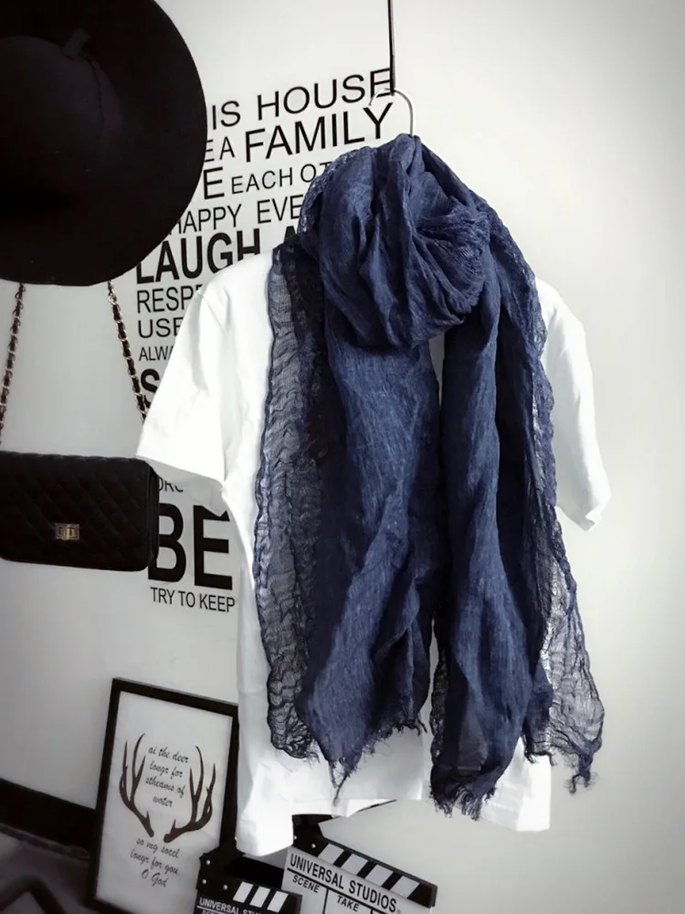 [Lucekmar] 2017 Cotton Linen Newest Scarfs Women Fashionable Shawls And Scarves Plain Solid Muslim Hijab Sjaal Headscarf Wrap | Аксессуары