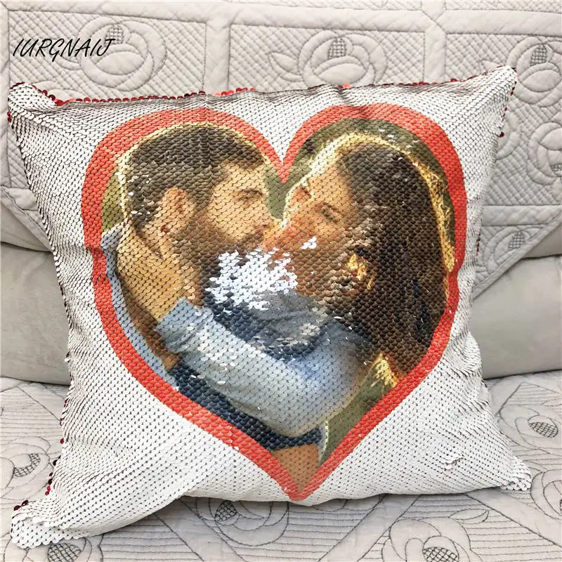 as picture Diy декоративные подушки для дивана современный Декор для дома меняющая цвет блестящая подушка со стразами декоративная наволочка 40*40 см S045 - Цвет: as picture