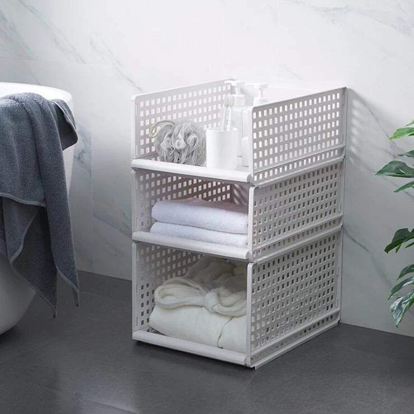 Съемная коробка для хранения одежды органайзер спальни кухня полый стеллаж