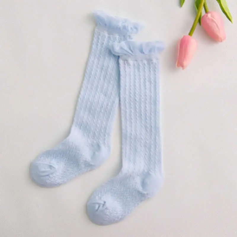 Носки в сеточку детские гольфы носки трубочки хлопковые летние для малышей