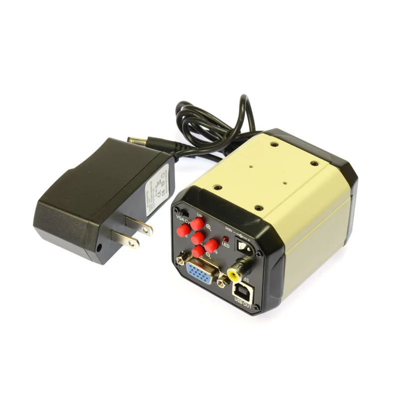 Цифровой промышленный микроскоп 2.0мп VGA HD USB AV ТВ Видео выход + объектив 180X с