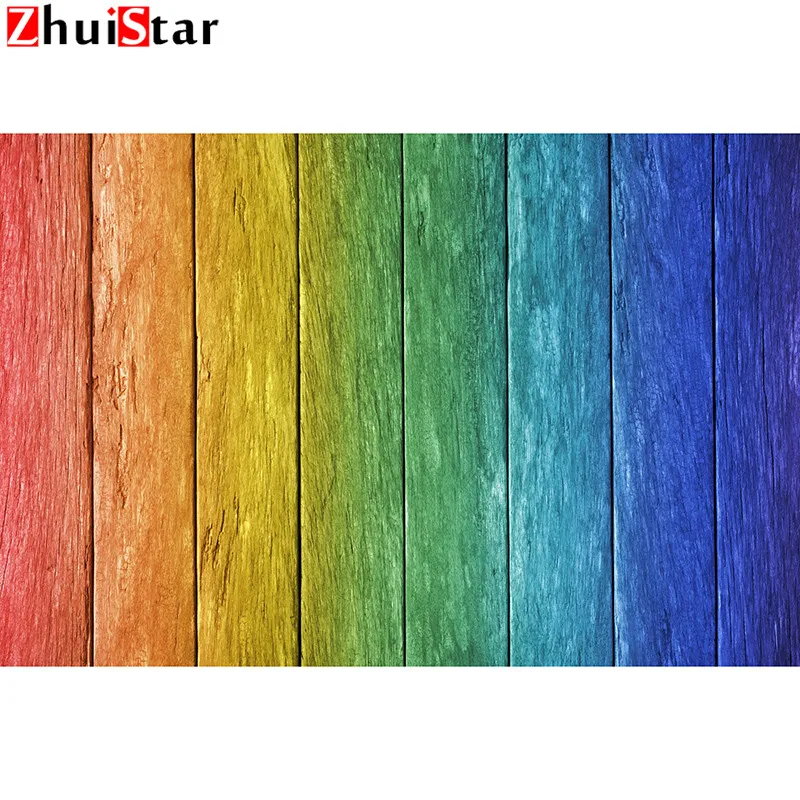 

Full square 5D diamond painting"Rainbow plank"cross stitch mosaic decoration rhinestones pictures diamond embroidery sale WHH