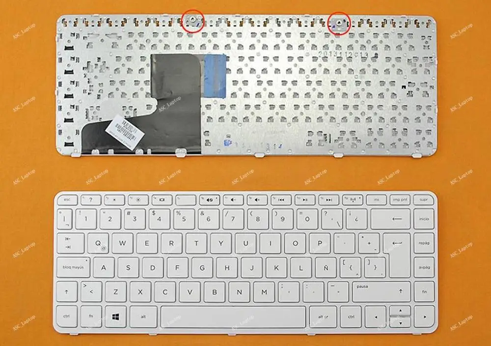Клавиатура Teclado для HP 14-n220la 14-n229la 14-n013la 14-n020la 14-n026la 14-n028la белая рамка | Компьютеры и