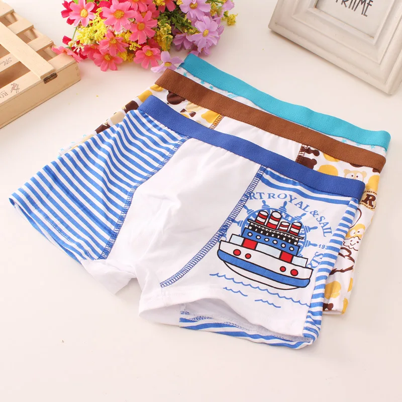 Нижнее белье для маленьких мальчиков 6 шт. хлопковый шпиндель высокой точности