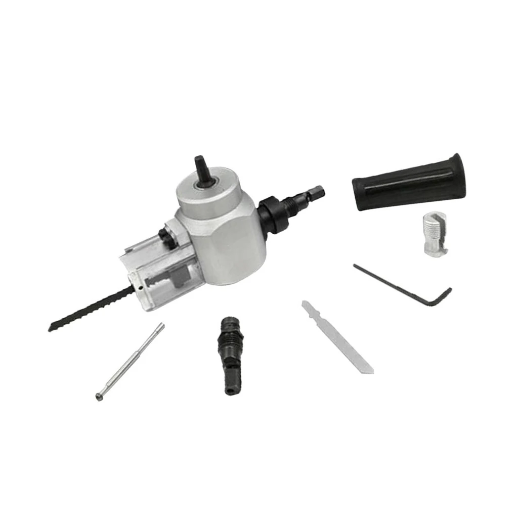 DSHA Professional Double Head Sheet Metal Nibbler Cutter Holder Tool Drill Attachment Kit for Cutting Iron Steel Plate Wood P |