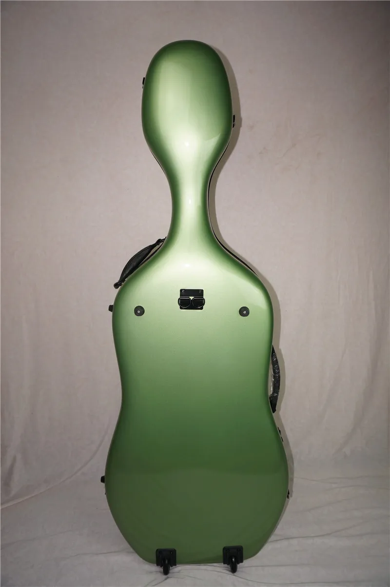 Зеленый 4/4 новый жесткий чехол для виолончели стекловолокно прочный черный #31