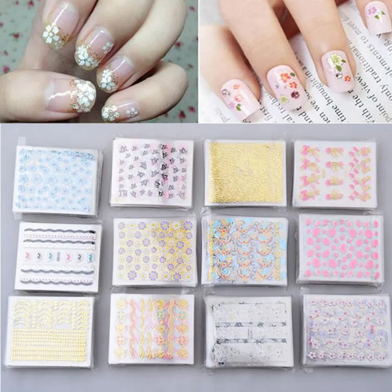 10 листов/партия наклейки для полировки ногтей|stickers for nail arts|nail sticker 3dnail polish stickers |