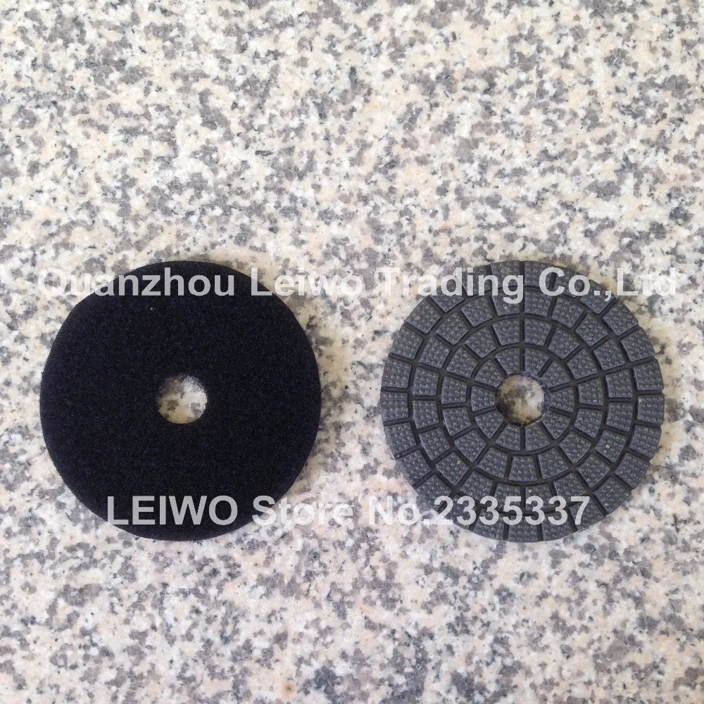 Черный полировальный бафф 4 дюйма (100 мм) Полировочная площадка для темного цвета