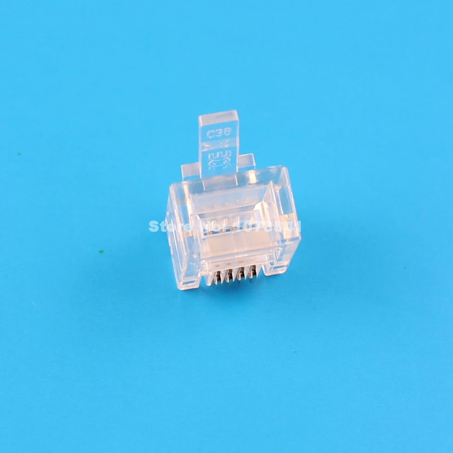 500 шт. модульный разъем RJ11 6P4C для телефона CAT3|connector|cat3 |