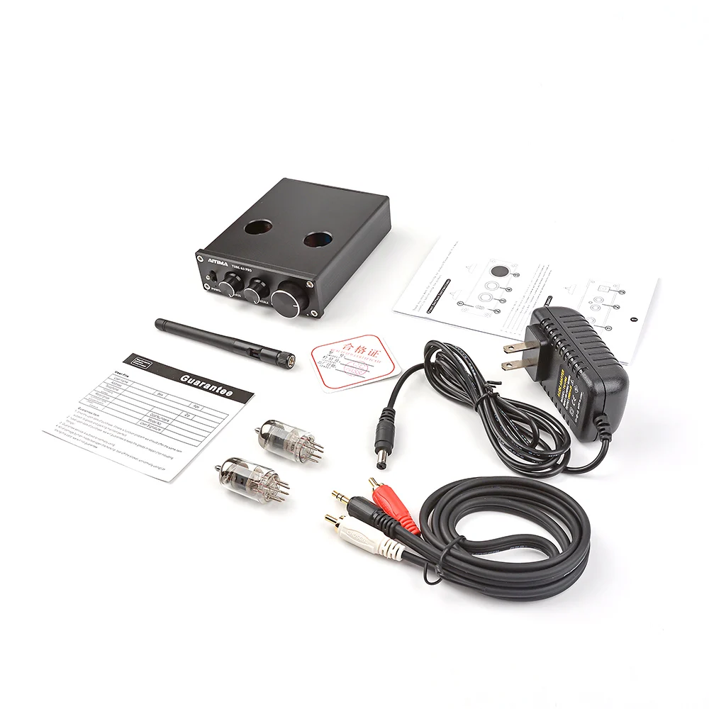Black US Adapter AIYIMA 6J1 ламповый усилитель предусилитель Bluetooth 5,0 предусилитель с регулировкой тонов высоких басов DIY динамик домашний звуковой кинотеатр - Цвет: Black US Adapter