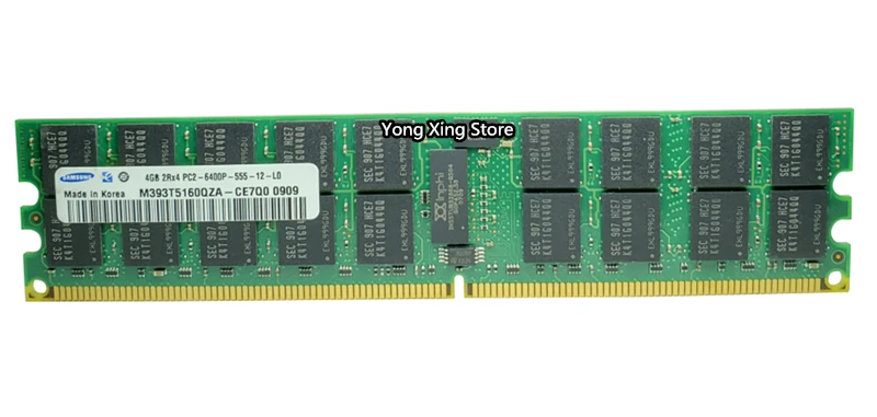 Samsung Серверная память 4 Гб DDR2 2Rx4 регистровая и ecc-память Оперативная память 800 МГц PC2-6400P 800 4G