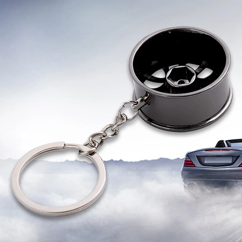 Лидер продаж 1 шт. брелок для автомобильных запчастей колесный обод Креативные