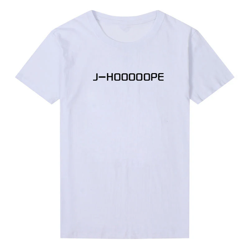 BTS BANGTAN JHOPE J-HOOOOOPE футболка для Для женщин Топ Женская мода короткий рукав Tumblr