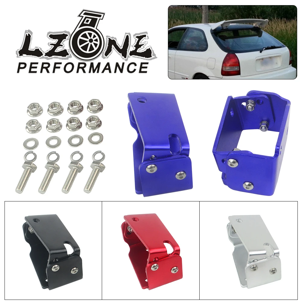 LZONE для 96 00 Honda Civic EK9 3DR Тип R спойлер CTR крыло подъемный подъемник наклон кронштейн
