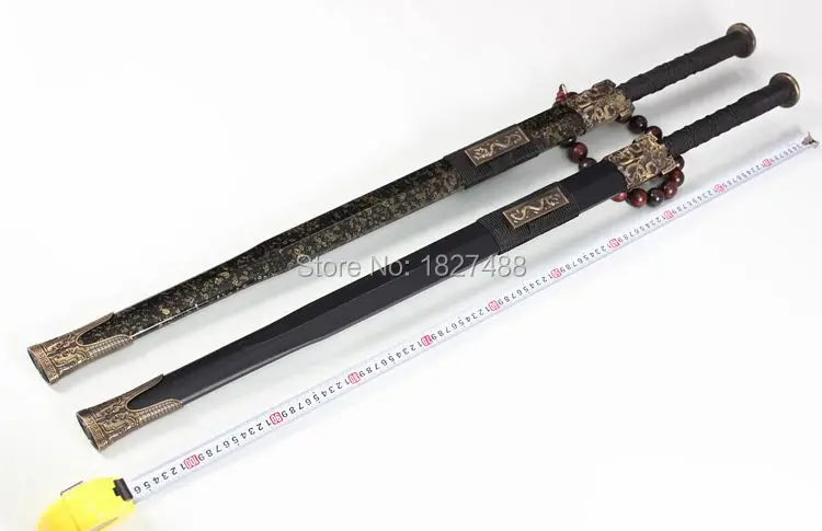 Резной марганца Сталь острые лезвия китайской династии Хань Полный Тан боевой