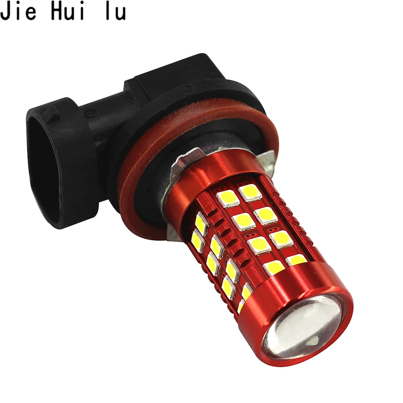 1 шт. Высокая мощность H11 Противотуманные фары 55 Вт 36 SMD 3030 Светодиодный точечный