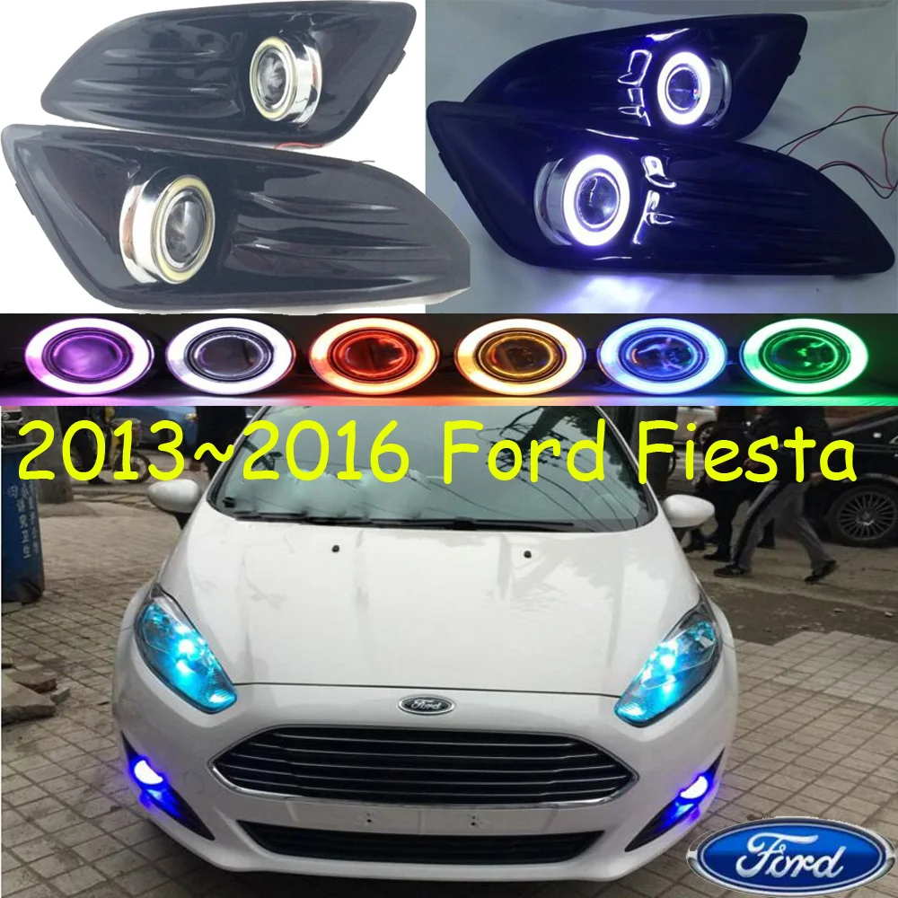 Автомобильный бампер головной светильник для форд фиеста туман 2013 ~ 2016y Fiesta