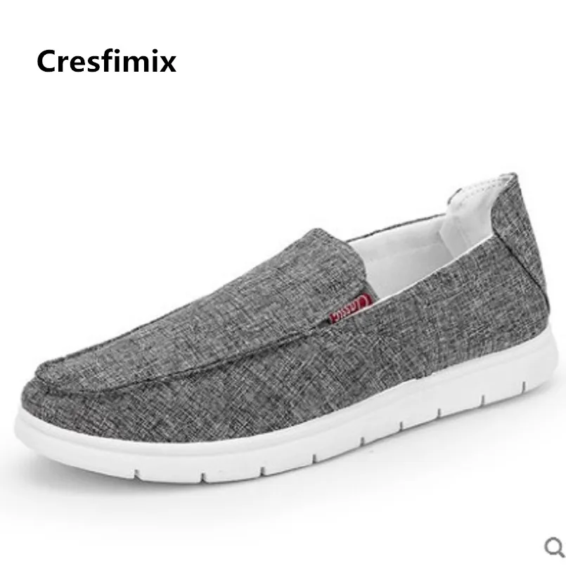 

Cresfimix Male Fashion High Quality Spring Slip on Anti Skid Shoes Zapatos Hombre Men Casual Street Shoes Man Black Shoes B3286