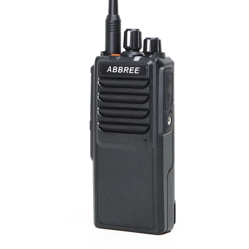 Abbree AR-25W 25 Вт мощная рация UHF 400-480 МГц 10 Вт 10-20 км дальность двухстороннее радио для охоты+ тактическая антенна - Цвет: Black radio