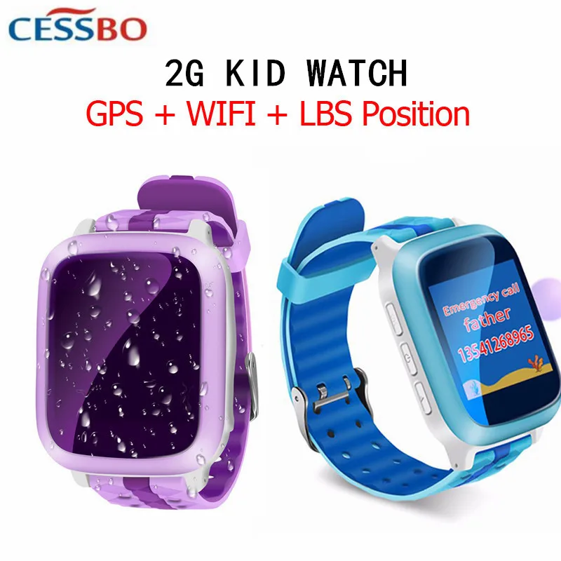 

IP67 Waterproof Swimming Sport Kid 2GSIM Card Smart Watch GPS Location Tracker Child Care Health Smart Fitness Wristband Support