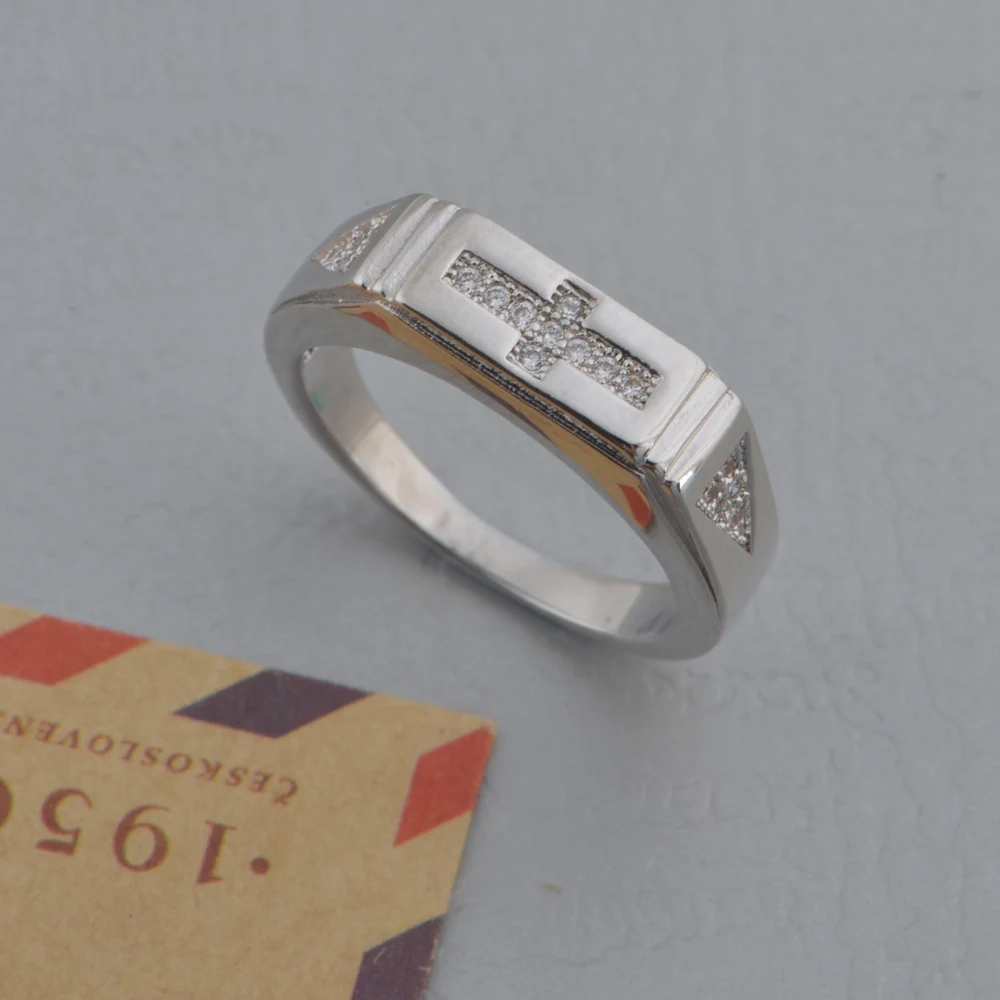 Новое кольцо для пары Vashiria модные красивые золотые ювелирные изделия CZ Красивое