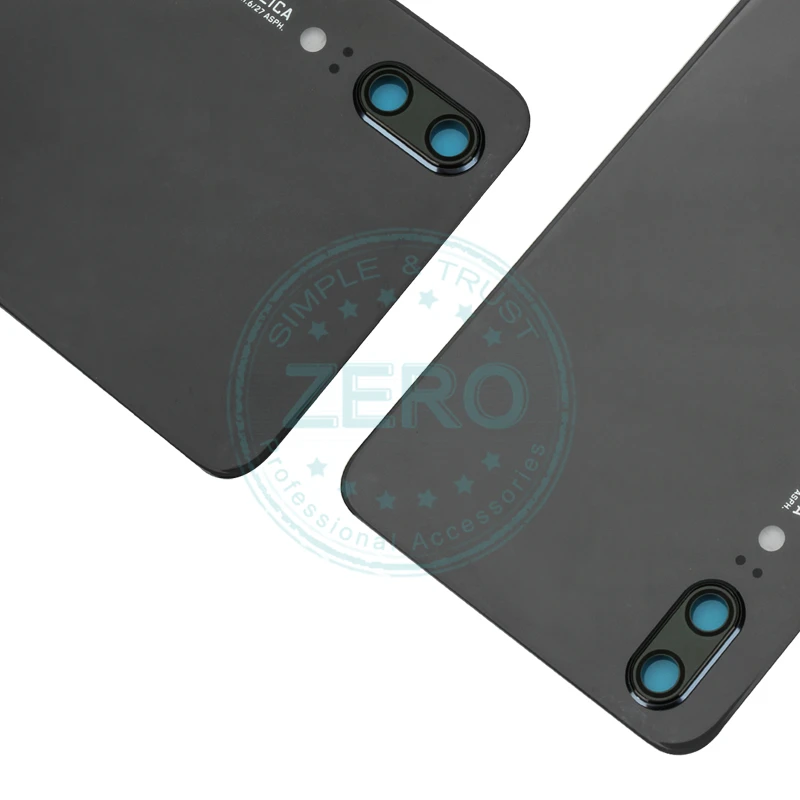Для huawei P20 задняя Корпус батареи для huawei P20 задняя крышка аккумулятора камера Стекло Замена Ремонт Запасные части