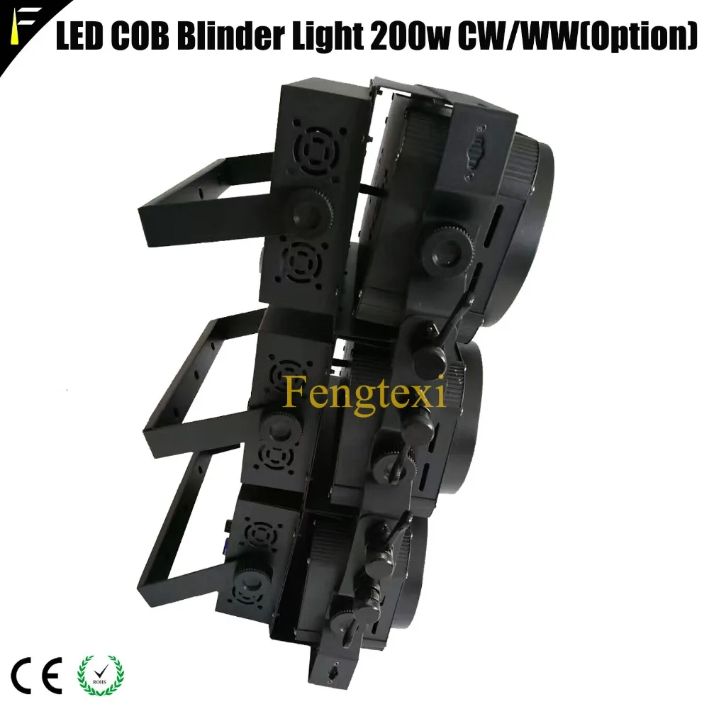 3 шт. COB Blinder Light 200 Вт 3200 к 5600 регулируемый теплый/холодный цвет LED Par можно мыть