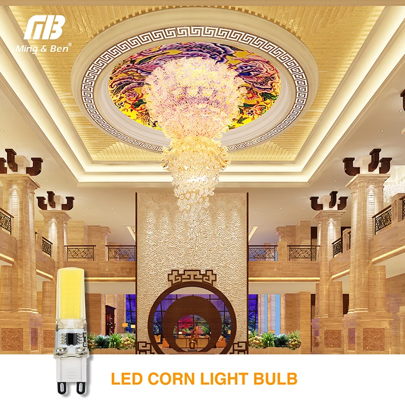 5 шт. Смарт G4 G9 LED COB лампада 3 Вт DC 12 В AC 220 лампа заменить галогенные лампы