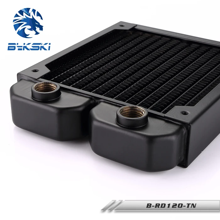 Bykski B RD120 TN 120 мм медный радиатор водяного охлаждения|copper radiator water cooling|water coolingradiator