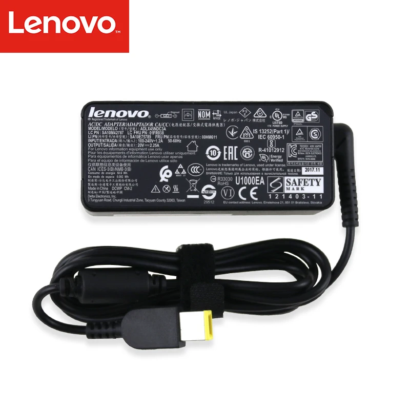 Блок питания для ноутбука Lenovo Thinkpad T431S X230S X240S X240 ADLX45NCC3A зарядное устройство 20 в 2 25