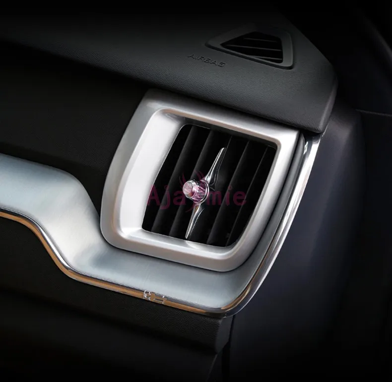 2018 интерьер серебряный цвет приборной панели кондиционера AC Vent Outlet Обложка