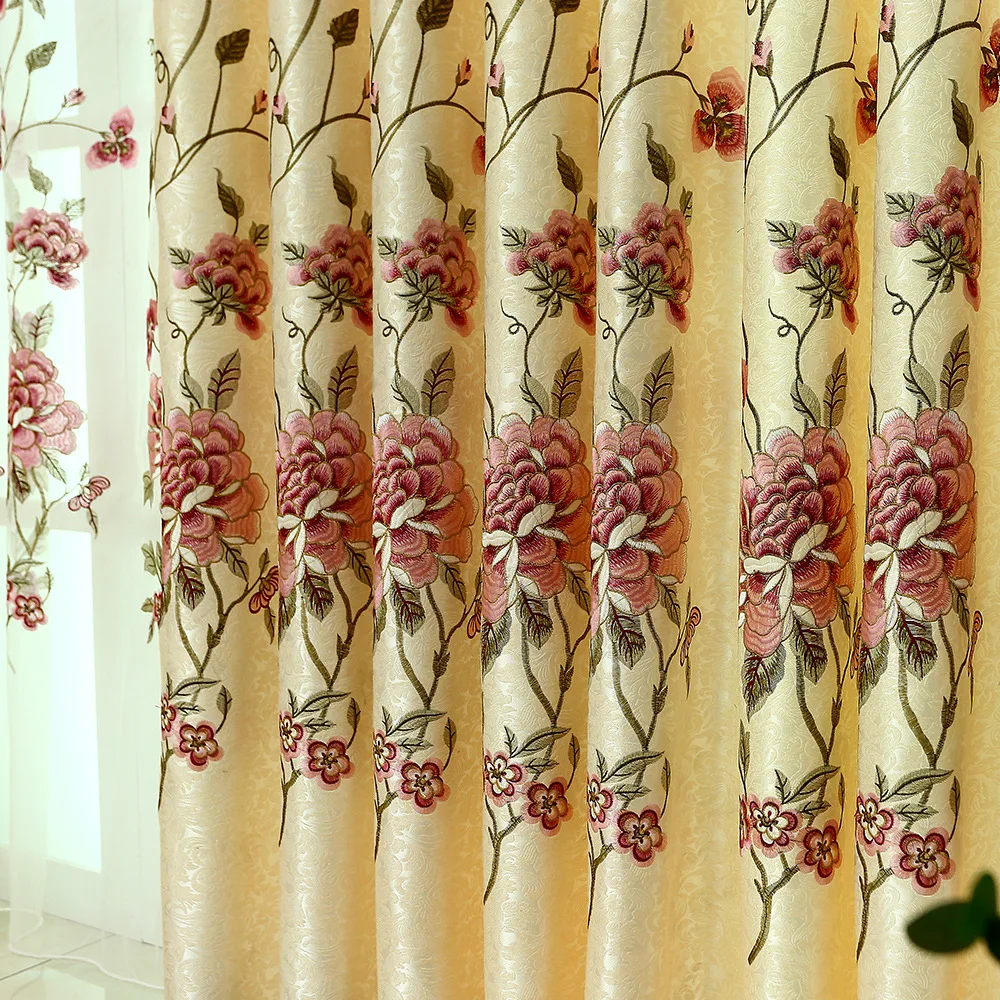 Занавески на заказ высококачественные затемненные шторы для гостиной в