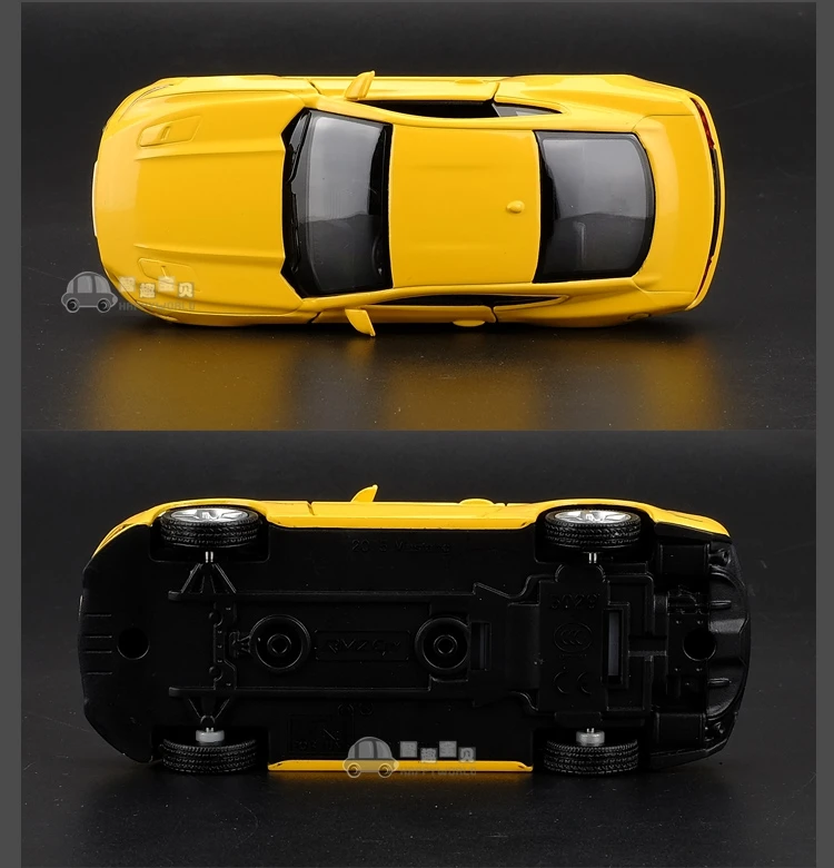 Высокая имитация изысканных литых и игрушечных автомобилей: RMZ городской автомобиль Стайлинг Ford Mustang GT 1:36 модель автомобиля из сплава