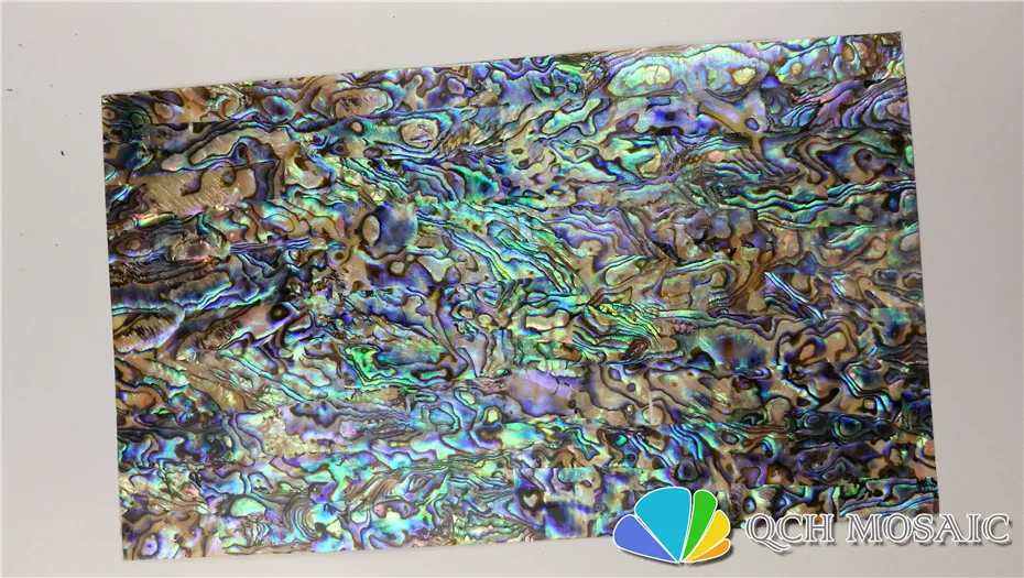 Класс AAA Новая Зеландия paua abalone оболочка ламинат лист для музыкальных