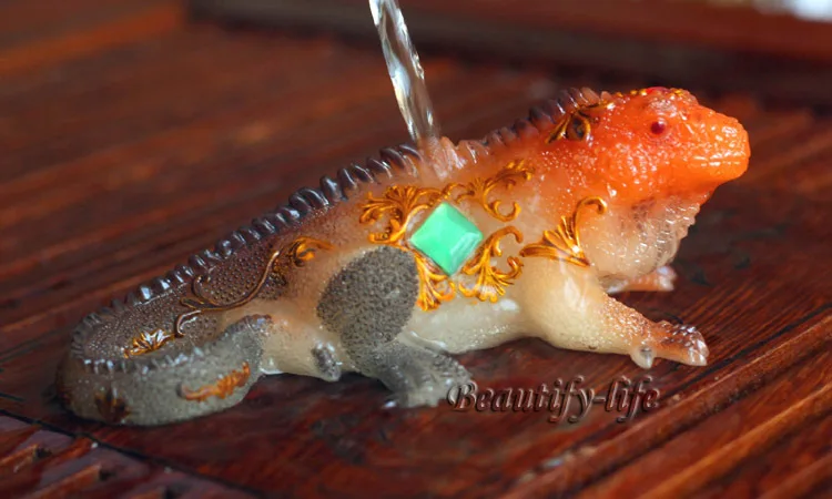 Талисман аллохроза золотой Моной аллохрозный Будда хамелеон чайный питомец S1026B