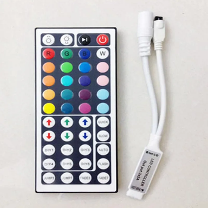 

DC 12V 44 Keys IR mini Remote Control Controller For 5050 3528 RGB LED Light Strip